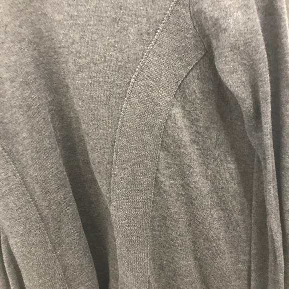 Anthropologie Shae Cardigan Sweater Medium gray cotton - Picture 6 of 11